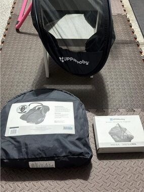 UPPAbaby Infant Car Seat Canopy & Accessories - Black